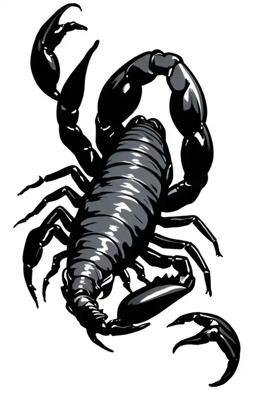 Scorpion With Interesting Background