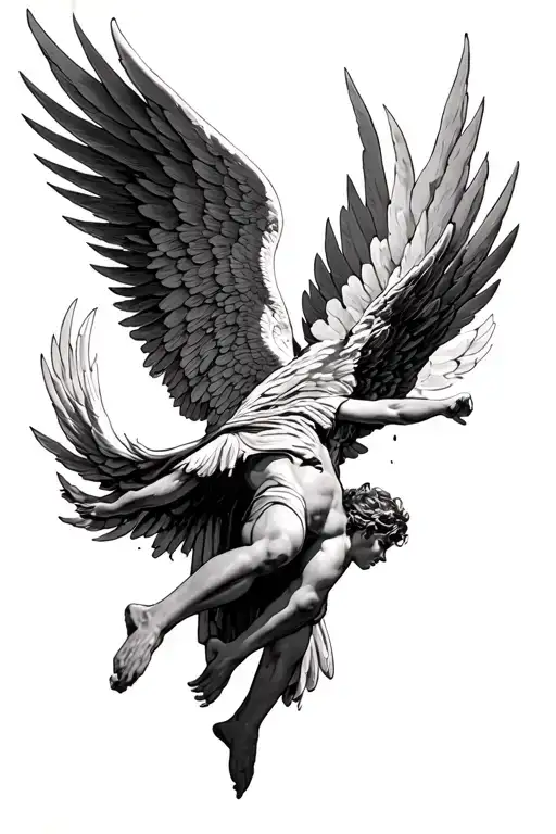 Icarus Falling Angel