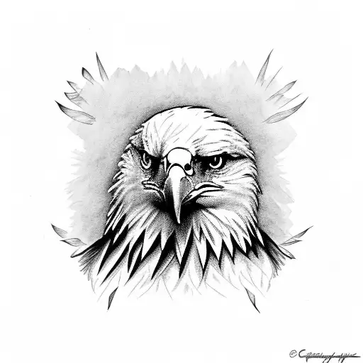 Eagle Nesting In Tree