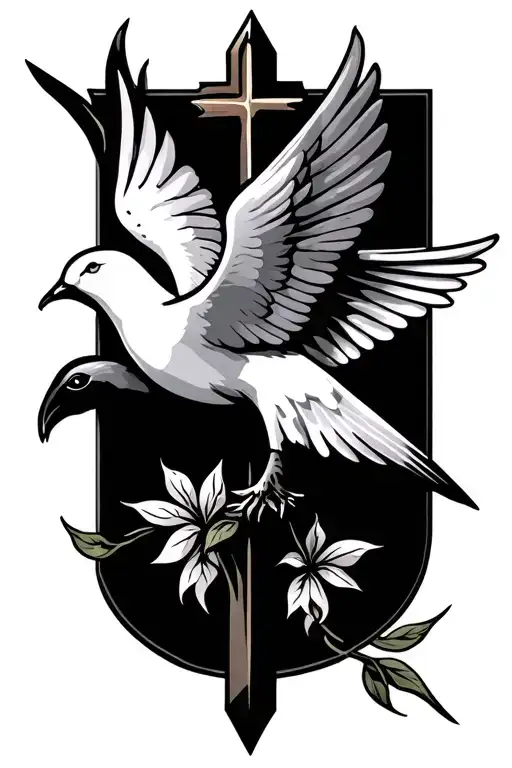 Cross And Dove