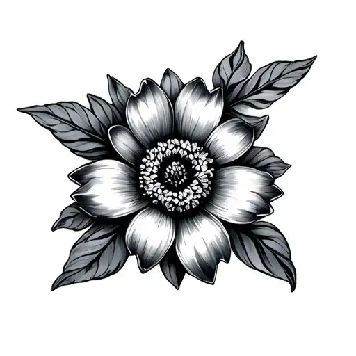 Triskel Pattern And Birth Flower