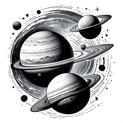 Space Cosmic Planets Stats