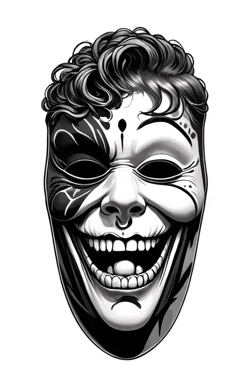 Laugh Now Cry Later Mask