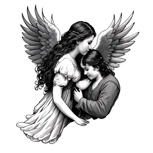 Isabelle In Heaven Looking Down Over Her Dad And Olivia