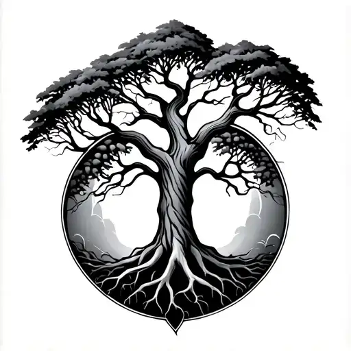 Tree Of Life With Roots