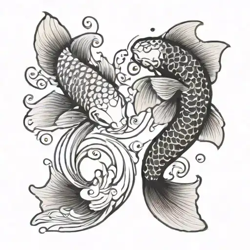 Koi Fish Yin Yang