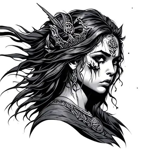 Crying Woman Warrior