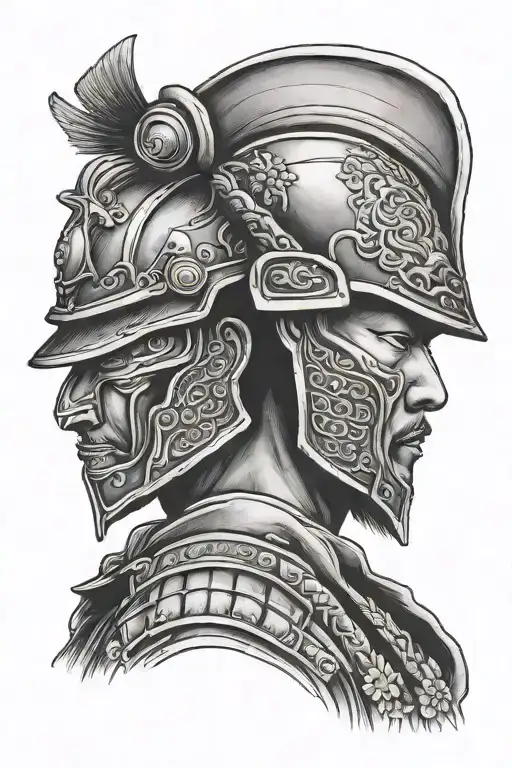 Samurai Armour Side Profile