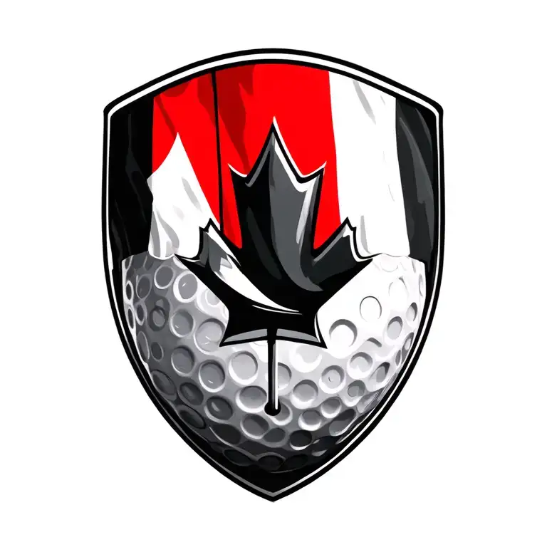 Golf Pga Of Canada Flag