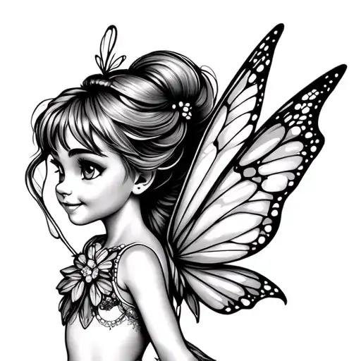 Tinkerbell Cute Fairy Wings