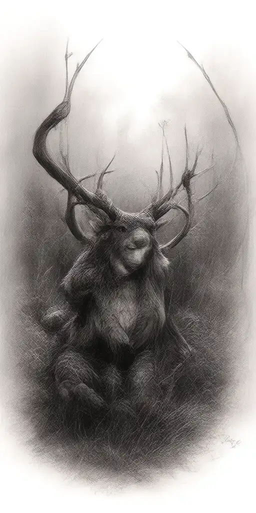 Outdoor Bow Hunting Scene