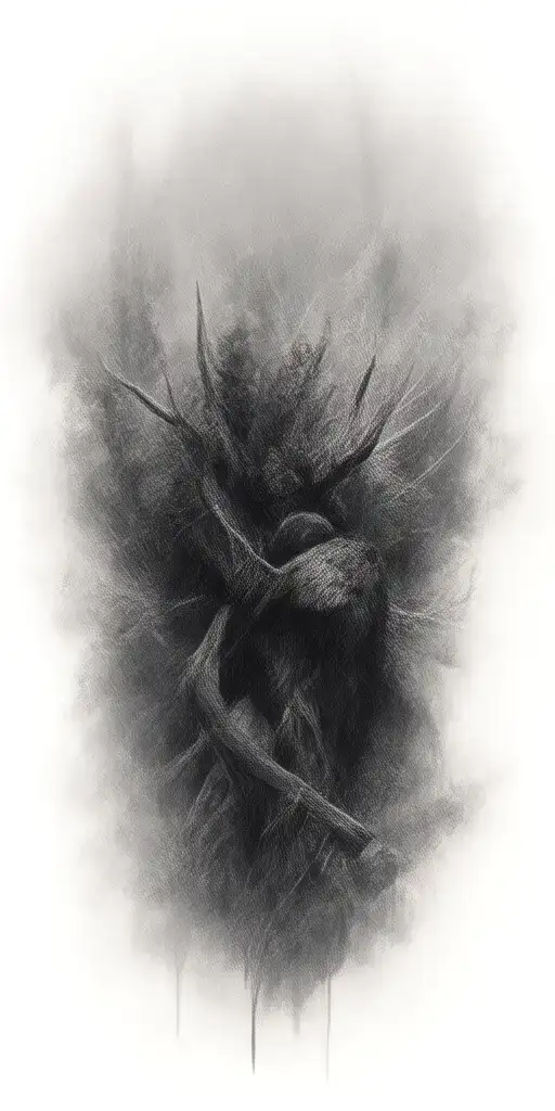 Outdoor Bow Hunting Scene