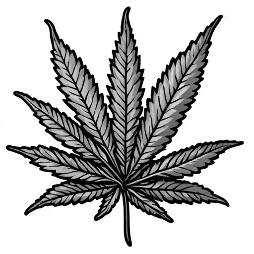 Pot Leaf Made In America Banner Wrapped