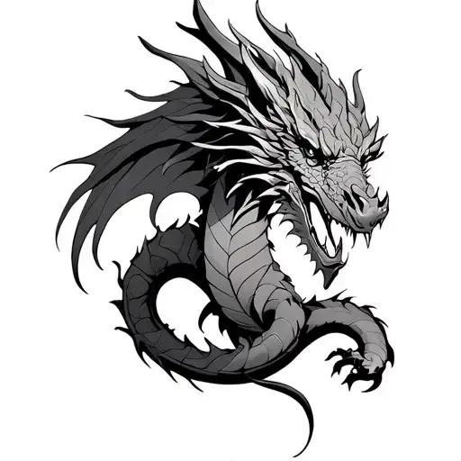 Ourobouros Dragon Figure 8