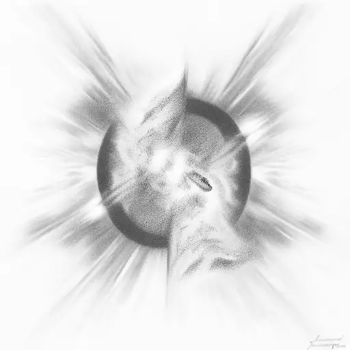 Chess Piece As A Nebula In The Universe