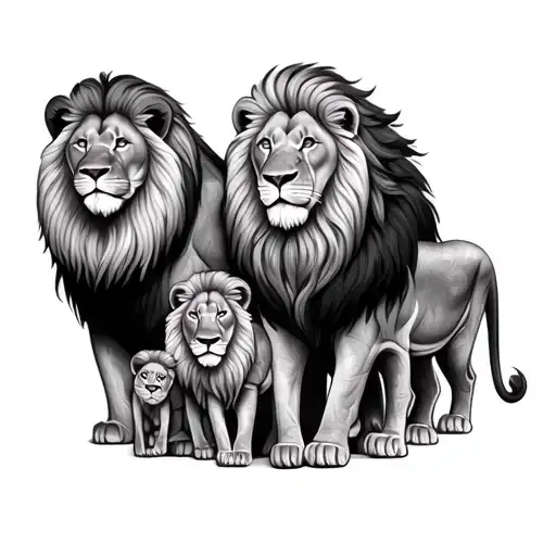Lion Family