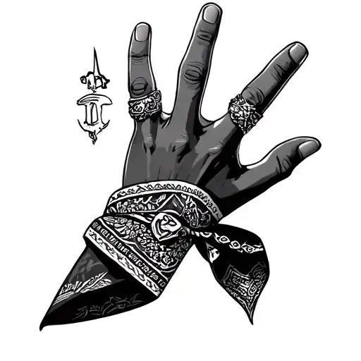 Bandana Gangster Hand