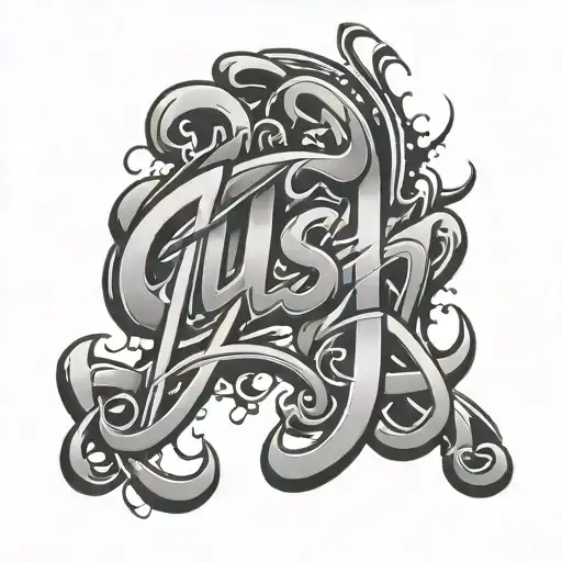 Graffiti With The Word Gush