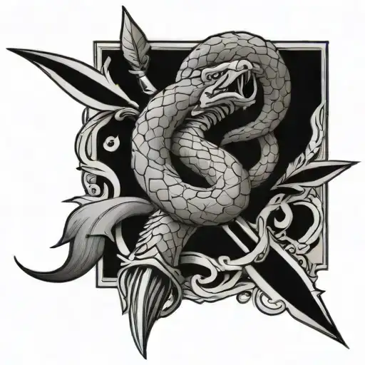Snake And Dagger
