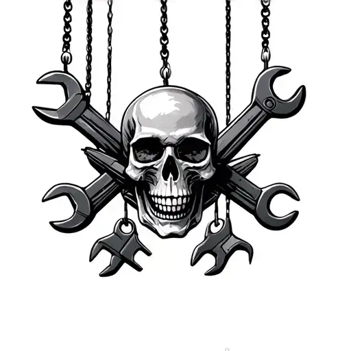 Airplanes Hanging From Skull Wrenches Incorporated