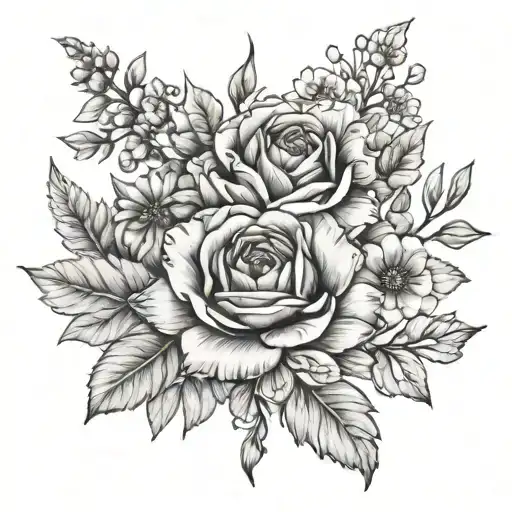 Birth Flower Bouquet