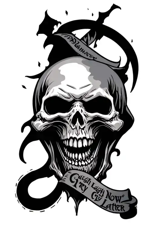 Reaper Death Seal And Laugh Now Cry Later