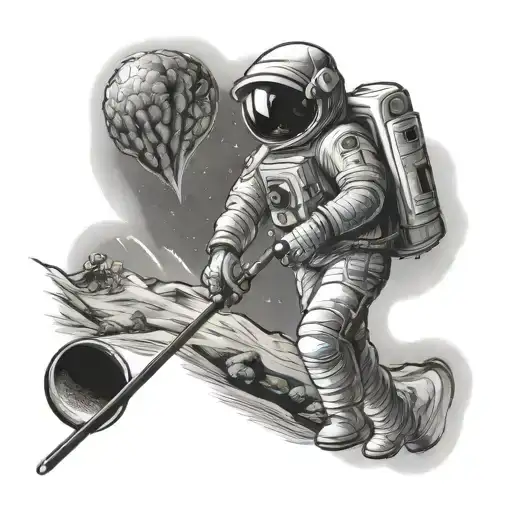 Astronaut Golfing