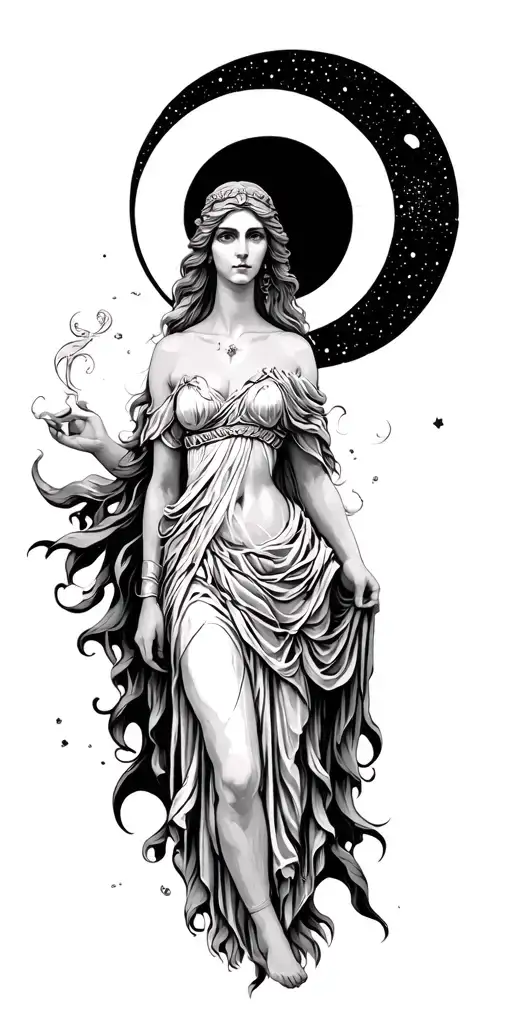 Selene Moon Greek Goddess
