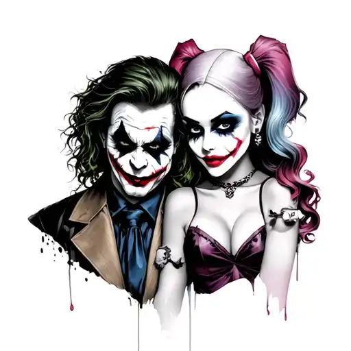 The Joker And Harley Quinn Inspired