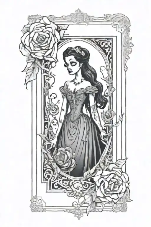 Corpse Bride Tarot Card