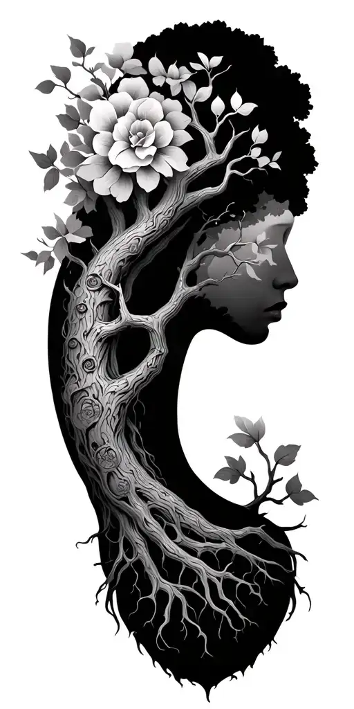Tree Of Life With Soul Leaving Body