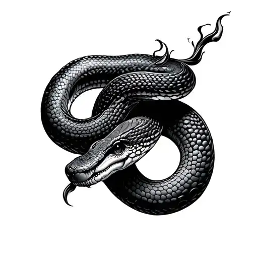 Marigold Fire Snake Wrapped