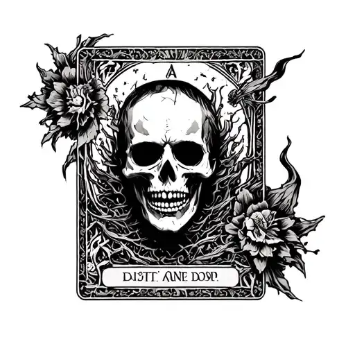 Cain Mark Supernatural And Death Tarot Card