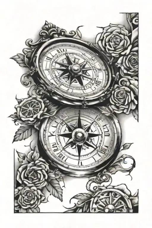 Clock And Compass