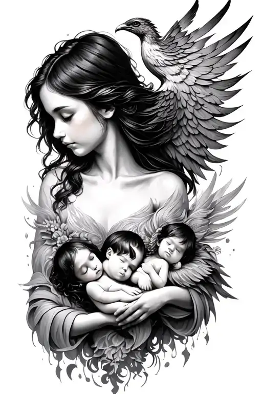 Pushing Through Childhood Trauma And Becoming A Worthy Mother Add A Phoenix And 3 Babies
