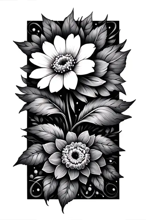 Flower And Mandala