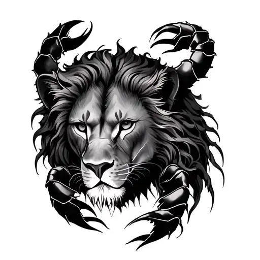 Leo And Scorpio Constilation Going Up Side