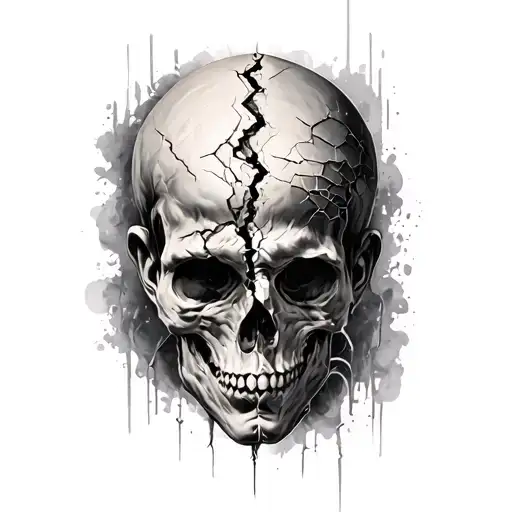 Human Body Made From Broken Home