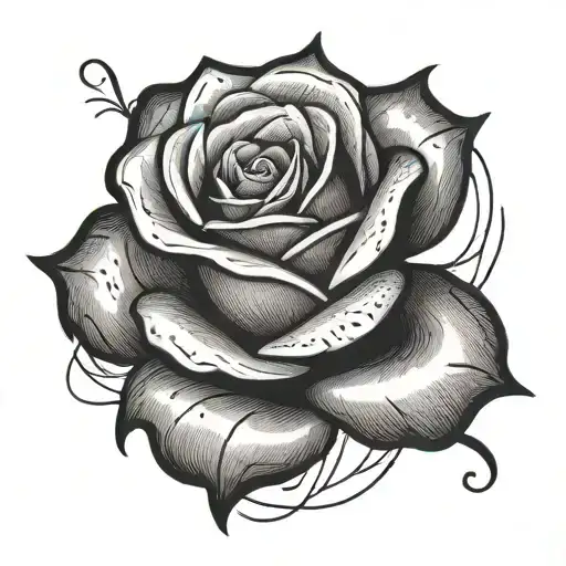 Rose With M Letter