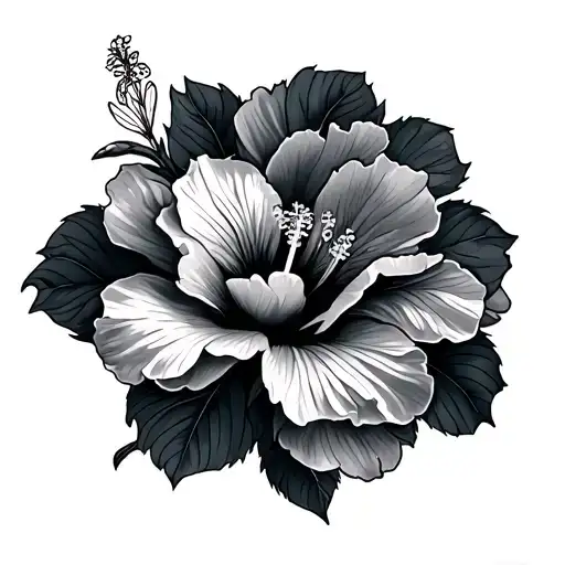 Nice Hibiscus Dog Peony