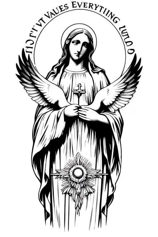 Loyalty Out Values Everything Virgin Mary 2 Doves