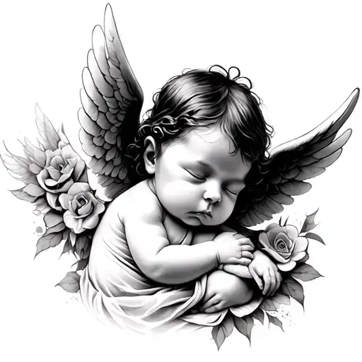 Baby Angel Sleeping