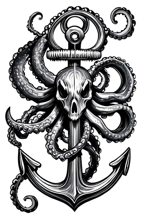 Kraken And Anchor