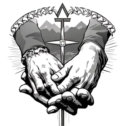 God Lebanon Father Holding Hands