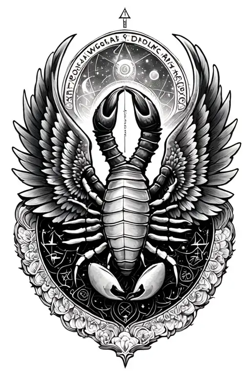 Fantasy Book Wings Mandala Harry Potter Always Astrological Sign Scorpion