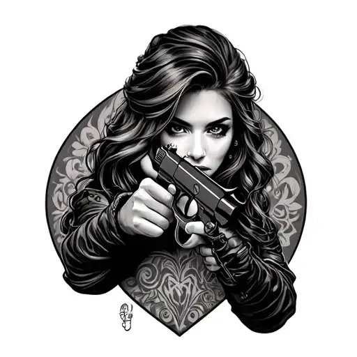Lady With Gun