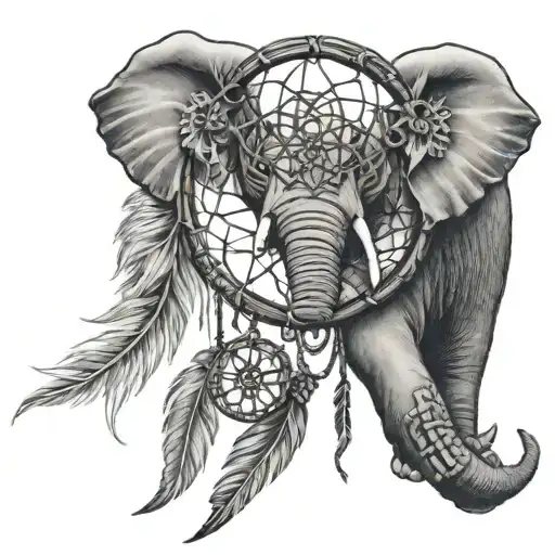Elephant Key Dreamcatcher