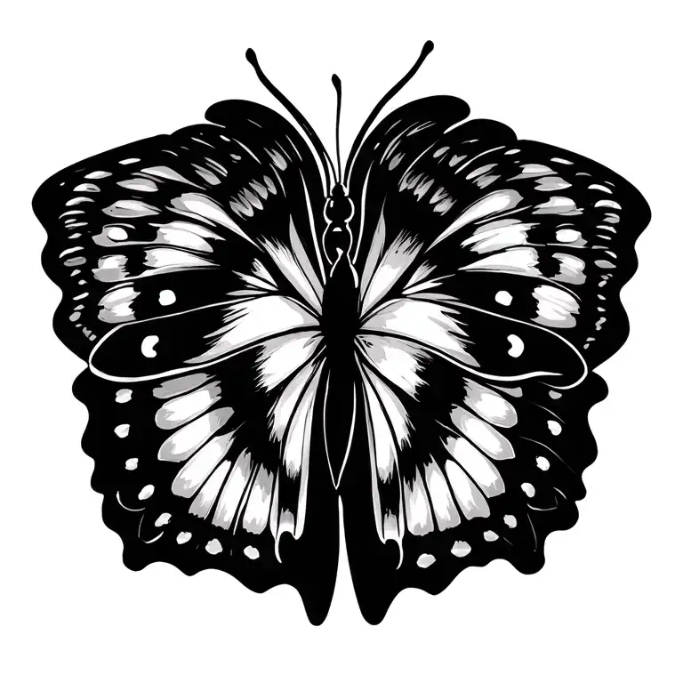 Fluer Di Lis Butterfly Wings Sitting