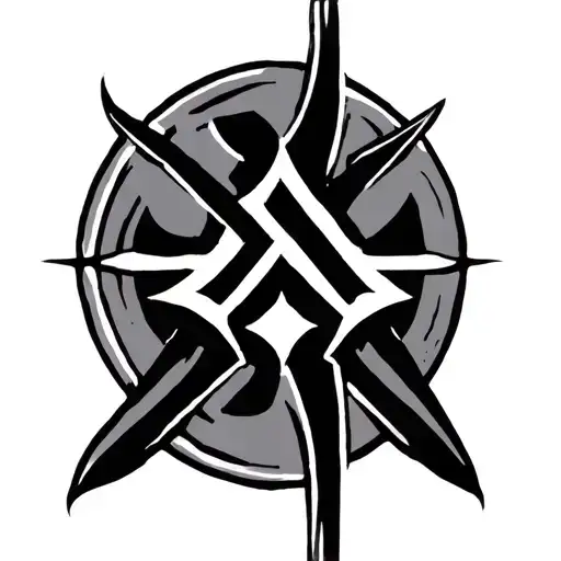 Viking Rune Symbolizing Love