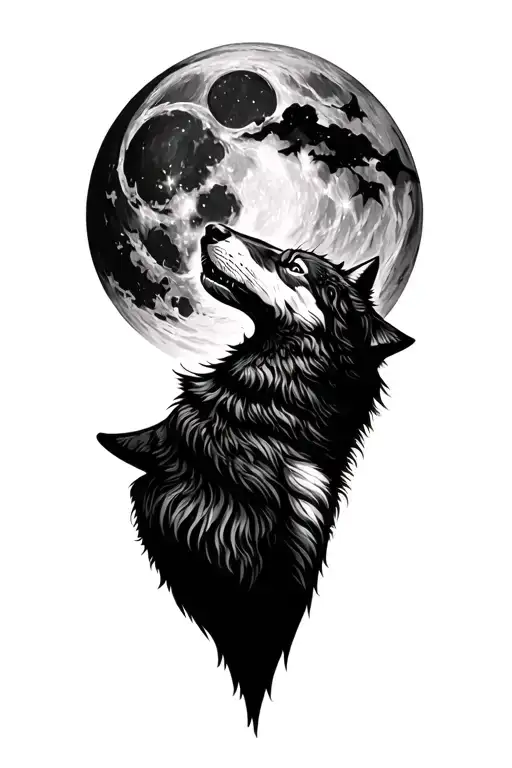 Wolves Howling At The Moon